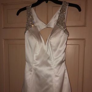 Madison James white wedding dress